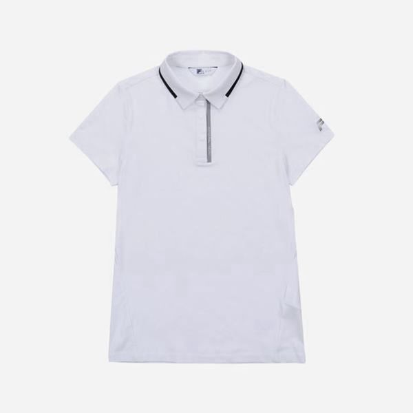 Camisas Polo Fila Mujer Blancas - Golf Basic Color S/S - España 152437TGR